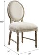 Emerald Home Interlude Beige/Sandstone Buff Upholstered Dining Chair-2