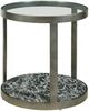 Hammary® Ala Carte Clear End Table with Earthtone Base-0