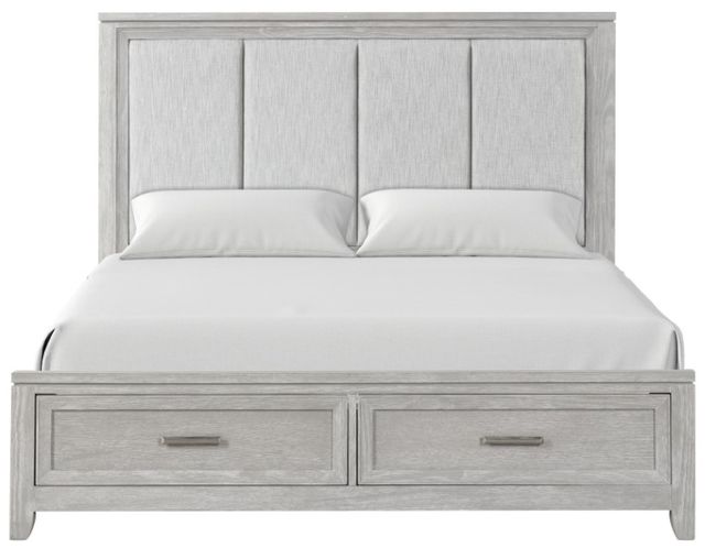 New Classic® Home Furnishings Fiona Mist Gray Queen Panel Bed-1