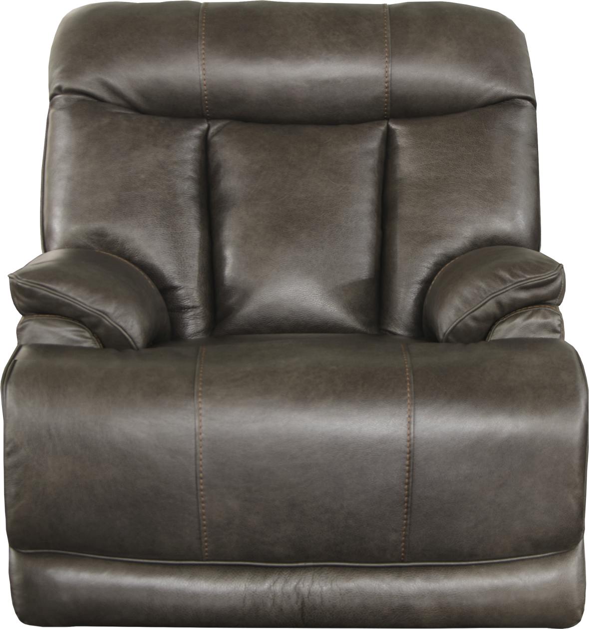 Catnapper® Naples Steel Power Headrest with Lumbar Power Lay Flat Recliner with Extended Ottoman