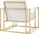 TOV Furniture Baxter Cream Ostrich Print Chair-1
