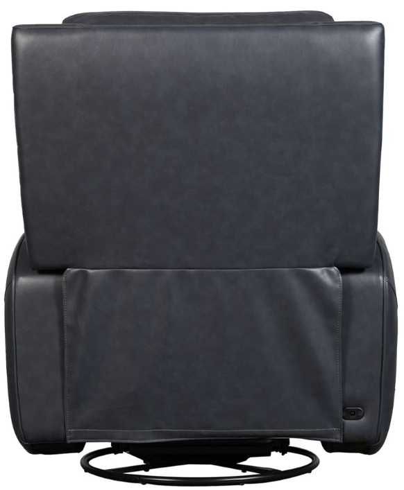Liberty Furniture Rolan Carmel Slate Leather Single Glider Zero Gravity Power Recliner-4