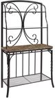 Bernards Tuscan Brown/Dark Bronze Baker’s Rack-0