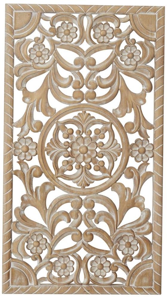 Deco Marche Brown 31" Wall Art Panel-0