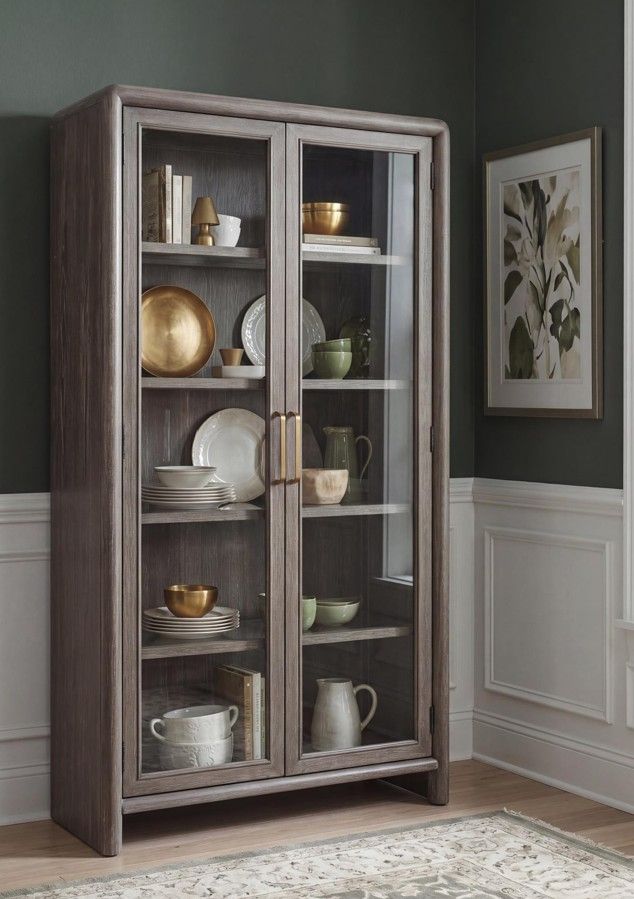 Legacy Classic Maren Truffle Display Cabinet-1