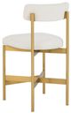 Fairfield® Customizable Coley Counter Stool with Brushed Brass Legs-3