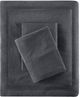 Olliix by Intelligent Design Dark Grey Twin XL Cotton Blend Jersey Knit All Season Sheet Set-0