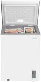 Midea® 22" 3.5 Cu. Ft. White Chest Freezer-4