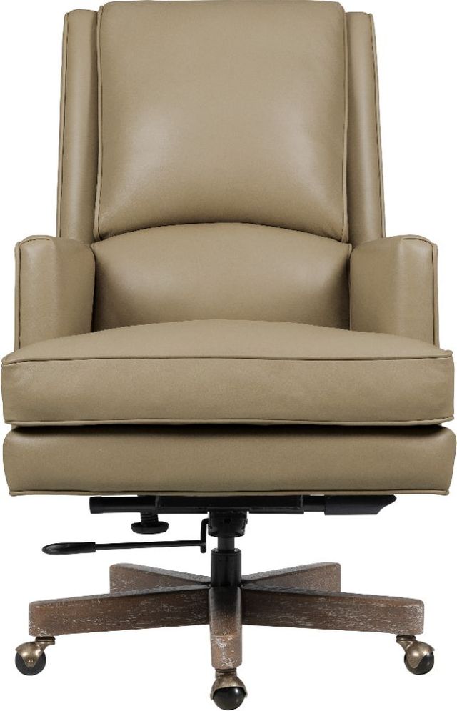 Hooker® Furniture Ready-Made Upholstery Wright Zen Putty Executive Swivel Tilt Chair-2