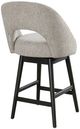 Armen Living Adrian 2-Piece Gray Wood/Morning Fog Counter Stool Set-5
