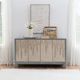 Coast2Coast Home™ Cragen Antique White/Gray Credenza-1