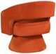 Homelegance® Lavon Orange Swivel Chair-3