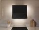 Zephyr Designer Collection Horizon 36" Matte Black Glass Wall Mounted Range Hood-4