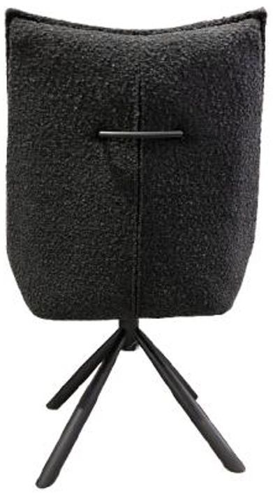 Nest Home Collections Ari Ascot Charcoal/Iron Swivel Dining Chair   -2