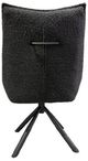 Nest Home Collections Ari Ascot Charcoal/Iron Swivel Dining Chair -2