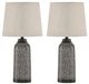 American Wholesale Furniture Lanson 2-Piece Bronze Lamp Set-0