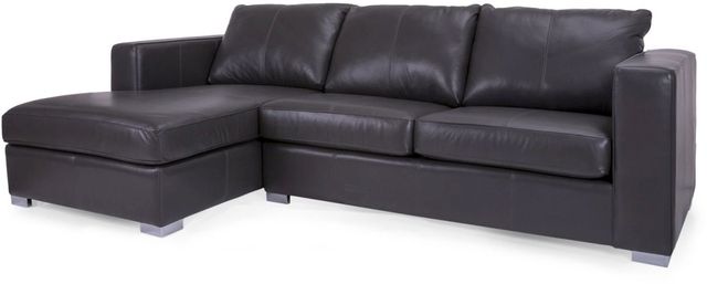 Decor-Rest® Furniture LTD 2-Piece Left-Arm Facing Sectional and Chaise-0