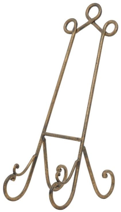 Deco Marche Gold 7" Scroll Display Easel-1