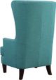 Elements International Kori Espresso/Heirloom Teal Accent Chair-2