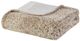 Olliix by Madison Park Zuri Leopard 60x70" Polyester Faux Tip Dyed Brushed Long Fur Throw-0