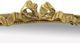 A & B Home Gold 30" Arched Wall Mirror-1