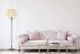 Cal® Lighting & Accessories Antique Bronze/Off-White Floor Lamp-2