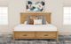A-America® Glacier Point Golden Java King Storage Panel Bed-1