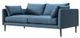 Moe's Home Collection Raval Dark Blue Sofa-1