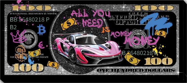 Classy Living Expressive McLaren Money Wall Art-0