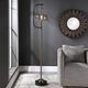 Uttermost® Elieser Antiqued Brushed Brass/Rusted Aged Black Floor Lamp-1