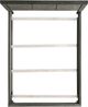 Elements International Wide 4-Piece Gray Queen Panel Bedroom Set-3