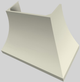 Vent-A-Hood® Designer Series 48" Biscuit Wall Mounted Range Hood-4