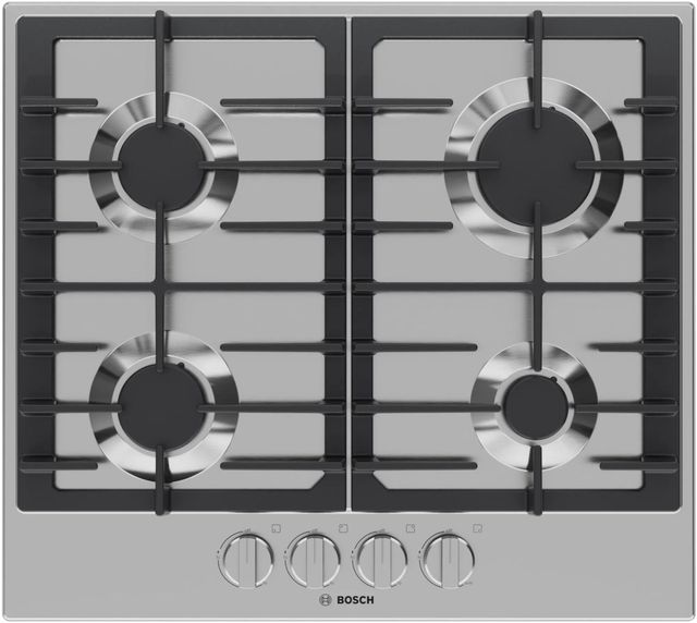 Bosch® 300 Series 24" Stainless Steel Gas Cooktop-0