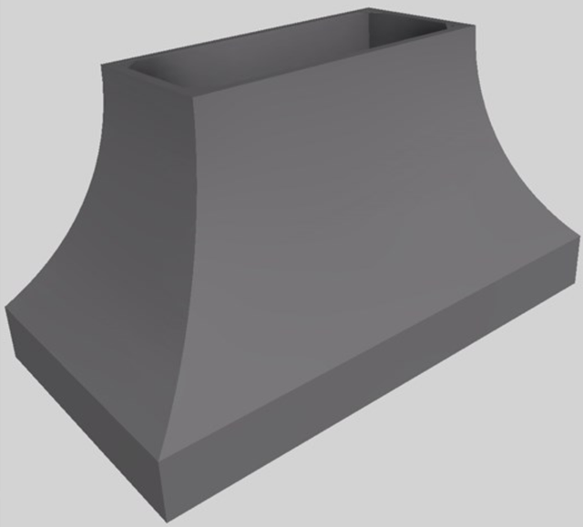 Vent-A-Hood® Designer Series 54" Gunsmoke Island Range Hood-3