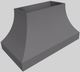 Vent-A-Hood® Designer Series 54" Gunsmoke Island Range Hood-3