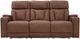 Signature Design by Ashley® Clean-Slate Caramel Power Reclining Sofa with Adjustable Headrest-1