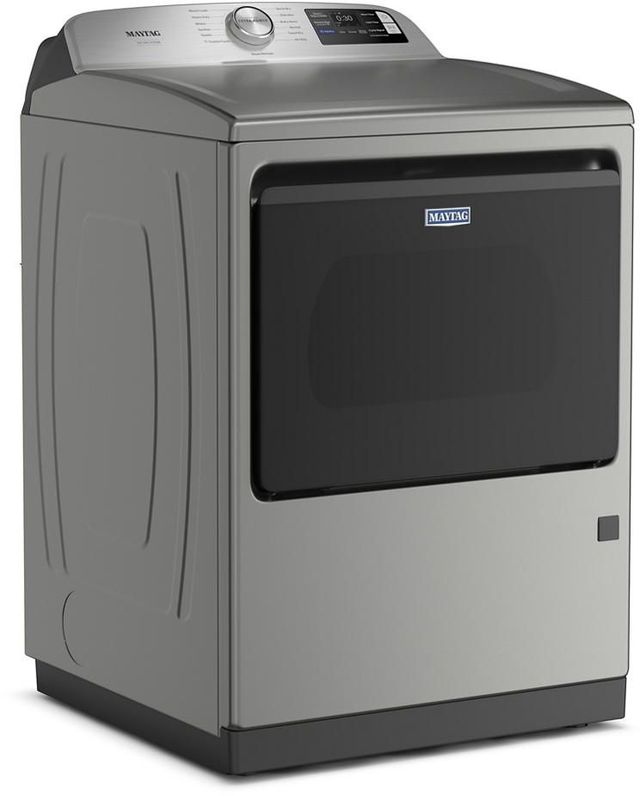 Maytag® 7.4 Cu. Ft. Classic Silver Pet Pro Gas Dryer with Extra Power and Sanitize Cycle-3