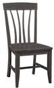 John Thomas Furniture® SoMa Coal Fanback Side Chair-0
