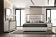 Global Furniture USA Zambrano Smooth White King Panel Bed with LED-2