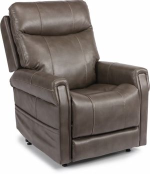 Front view of the Flexsteel® Jenkins Power Lift Recliner with Power Headrest