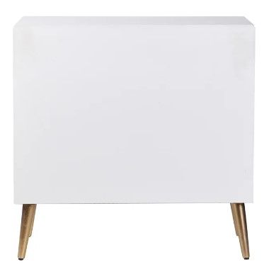 Stylecraft Milo Satin White Chest   -3