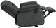 Homelegance® Laurelton Charcoal Manual Glider Recliner-4