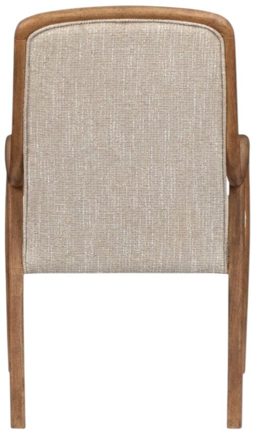 Magnussen Home® Woodward Beige/Dark Clove Brown Dining Arm Chair with Upholstered Seat and Back-4