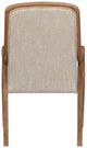 Magnussen Home® Woodward Beige/Dark Clove Brown Dining Arm Chair with Upholstered Seat and Back-4