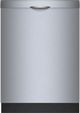 Bosch® 300 Series 24" Stainless Steel Top Control Built In Dishwasher-0