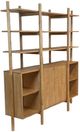Nest Home Collections Kenneth Natural Blonde Etagere Room Divider-0
