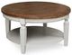 John Thomas Furniture® Vista Hickory/Shell Round Coffee Table -0