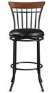 Homelegance® Ira Black Pub Swivel Chair-2