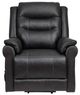 Signature Design by Ashley® Oatman Carbon Power Lift Recliner-1