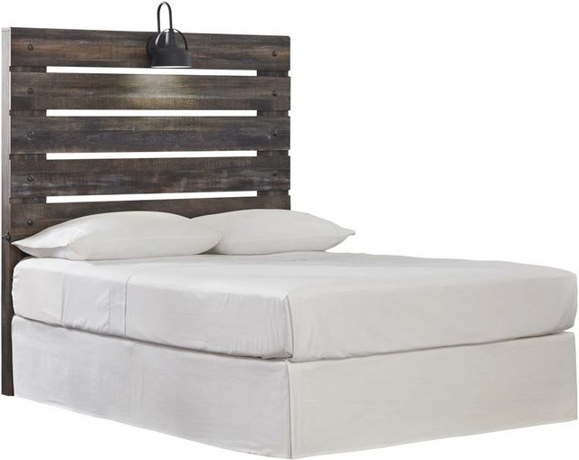 Signature Design by Ashley® Drystan Brown Full Panel Headboard-1